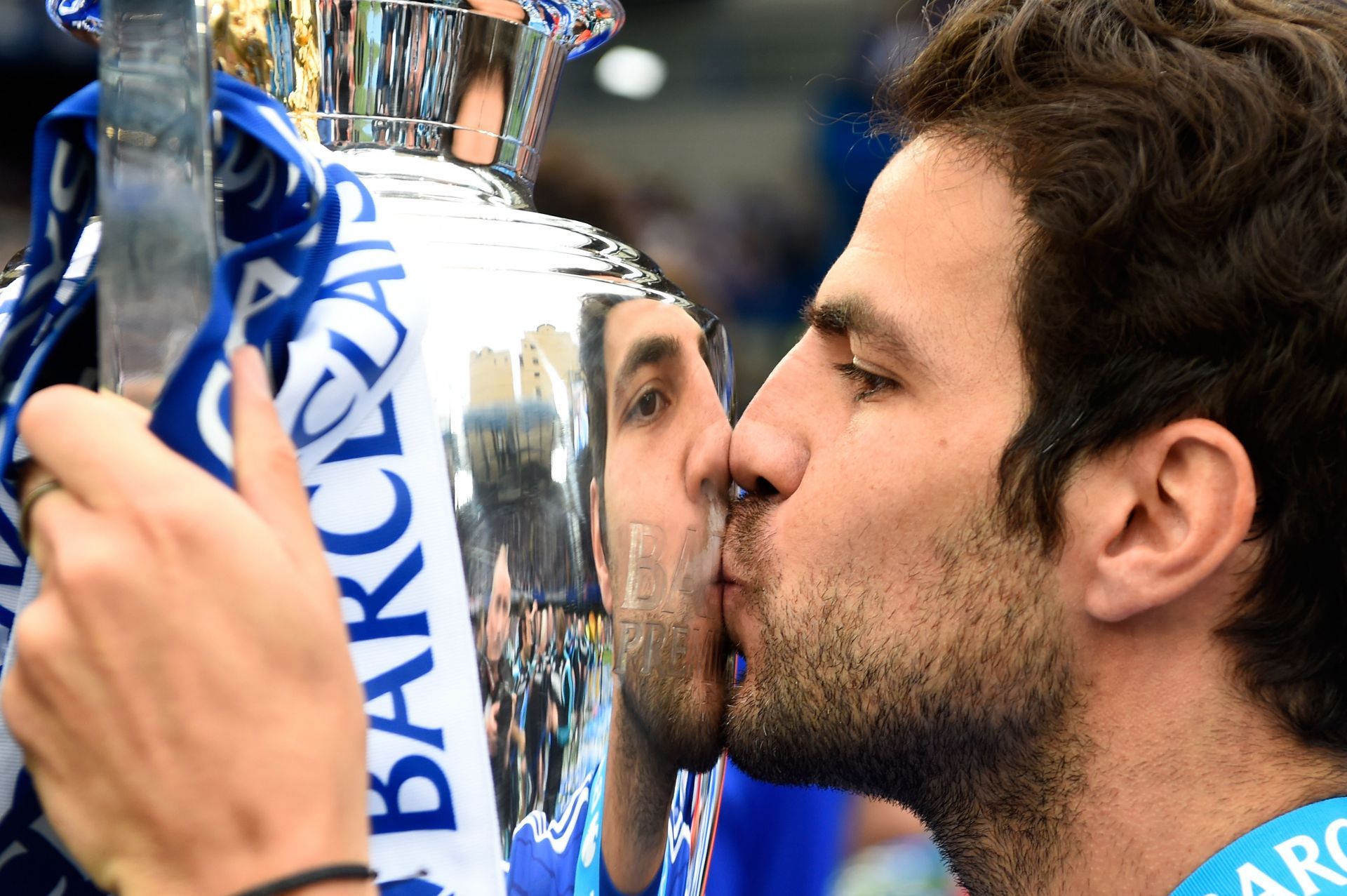 Fabregas won the Premier League twice with Chelsea