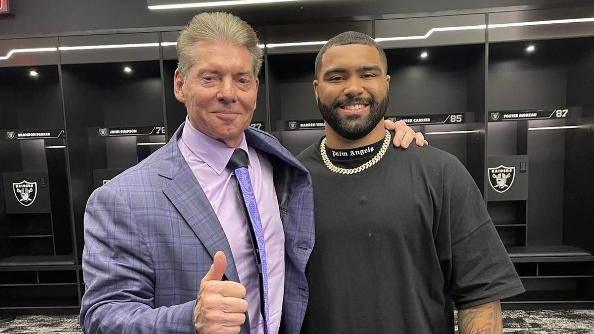 Vince McMahon with Gable Steveson