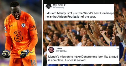 Chelsea fans were jubilant with Edouard Mendy's performance for Senegal