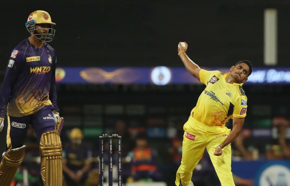 Tushar Deshpande produced very little wicket-taking threat against KKR