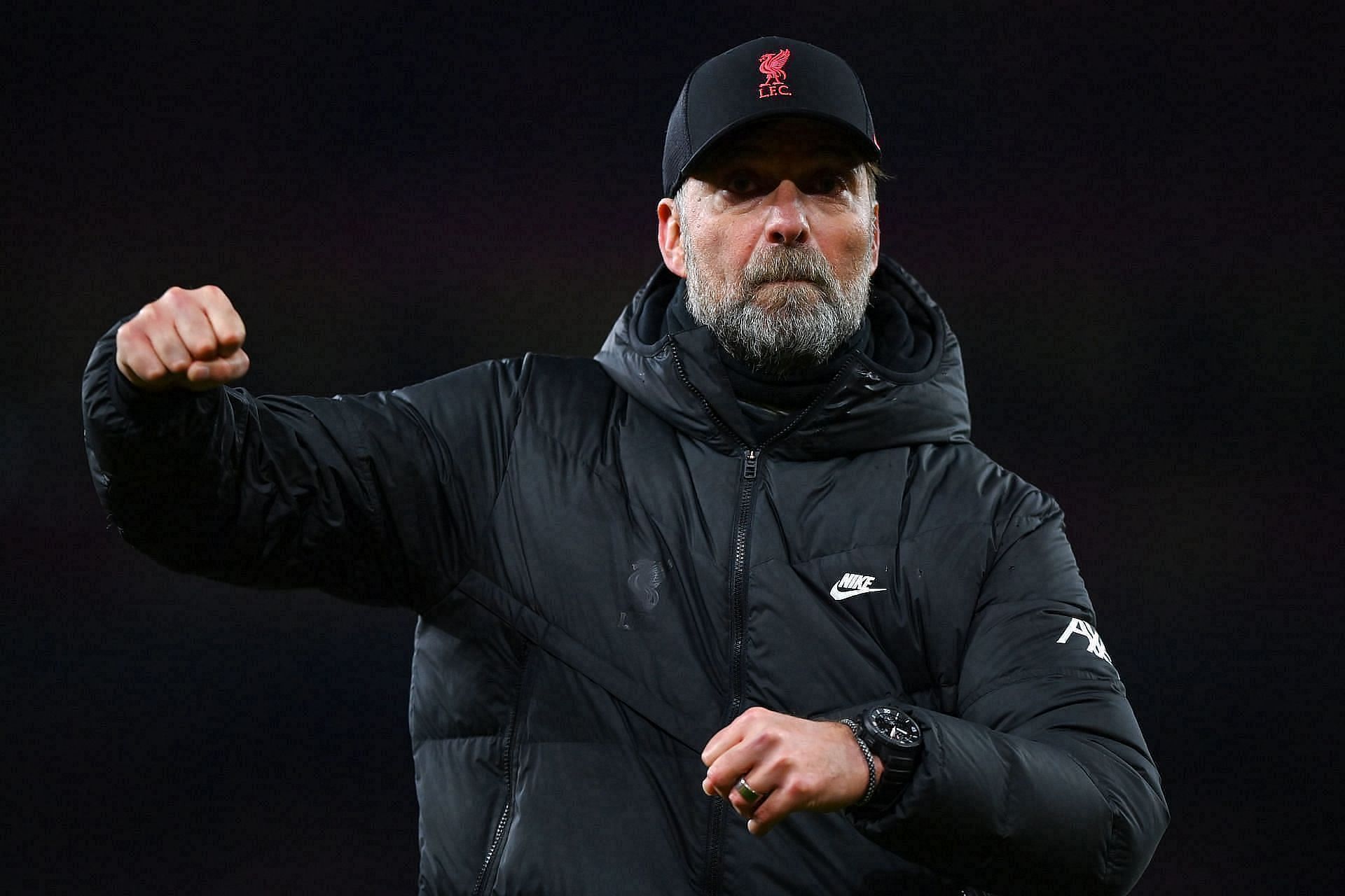 Reds boss Jurgen Klopp looks on during a match