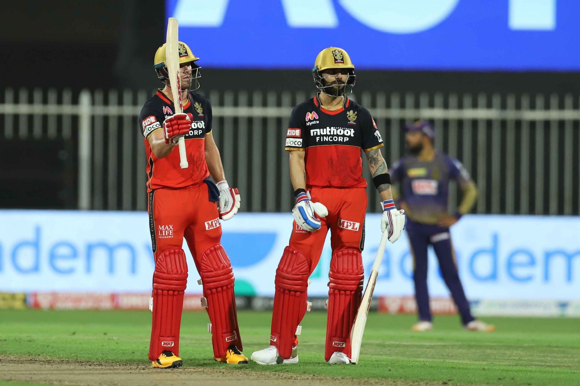 AB de Villiers (left) and Virat Kohli (Pic: iplt20.com)