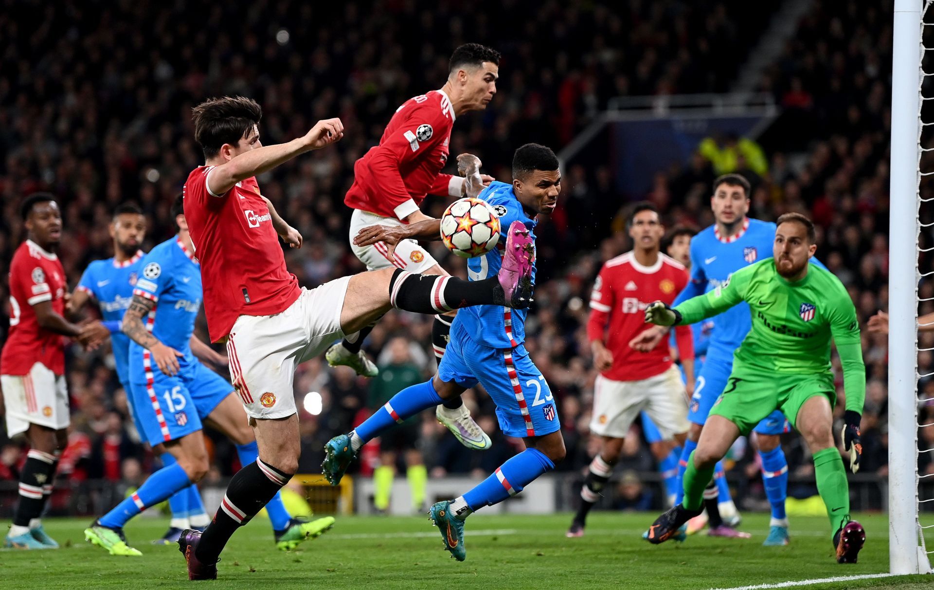 Manchester United were eliminated from the UEFA Champions League by Atletico Madrid