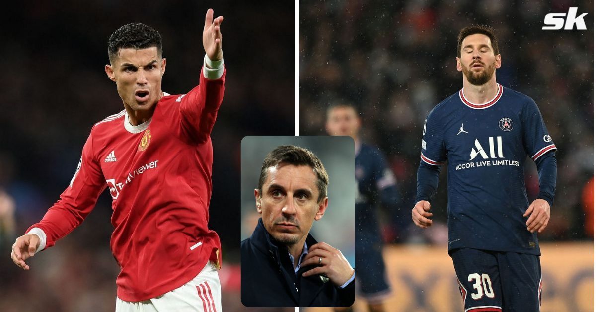 Gary Neville claims that Ronaldo and Messi are long longer the best in the world