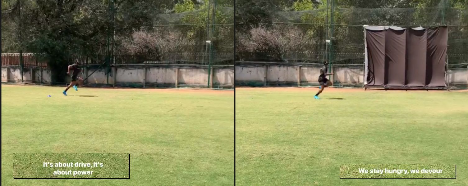Washington Sundar is working towards another comeback from injury. Pics: Instagram