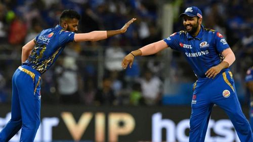 Hardik Pandya (L) was an asset for MI captain Rohit Sharma (Image courtesy: iplt20.com)