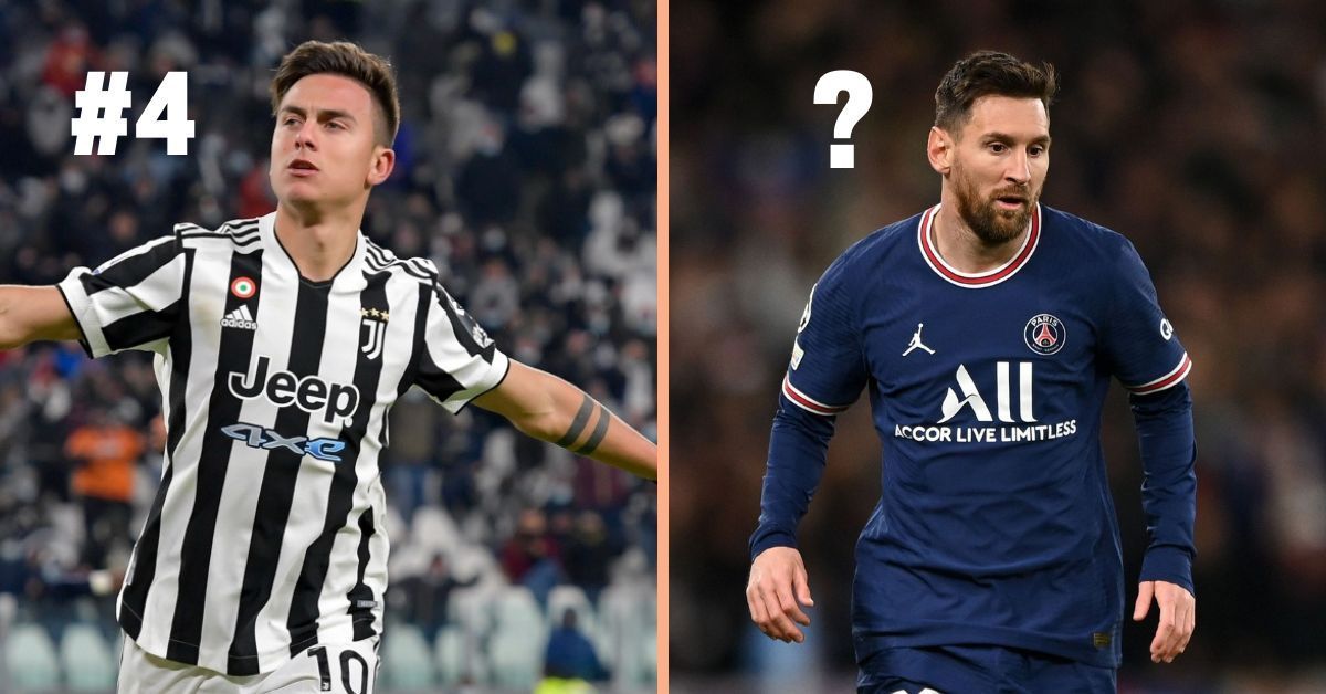 Juventus&#039; Paulo Dybala and Paris Saint-Germain&#039;s Lionel Messi