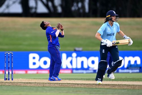 Indian women's team suffered a loss to England in the ICC Women's World Cup on Wednesday