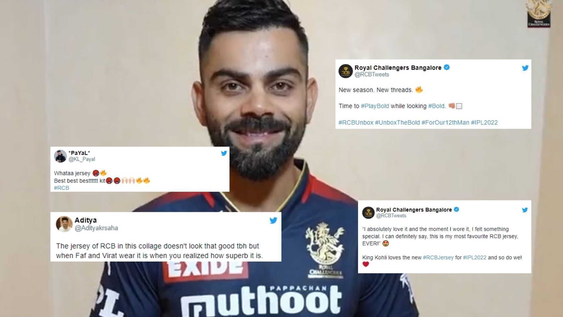 Virat Kohli as well as the fans were thrilled with the new Royal Challengers Bangalore jersey