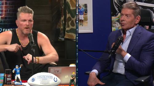 Pat McAfee and Vince McMahon had an interesting exchange on the former's show