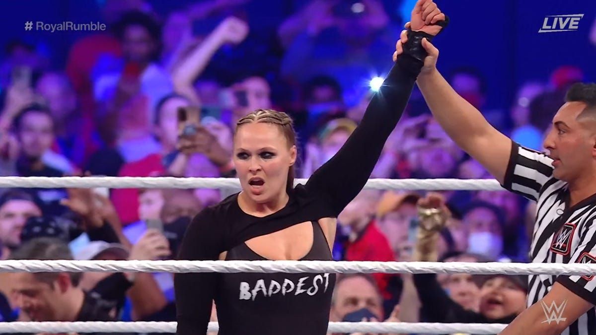 Why did Rousey return as a face again?