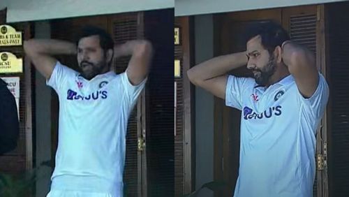 Snippets from Rohit Sharma's reaction.