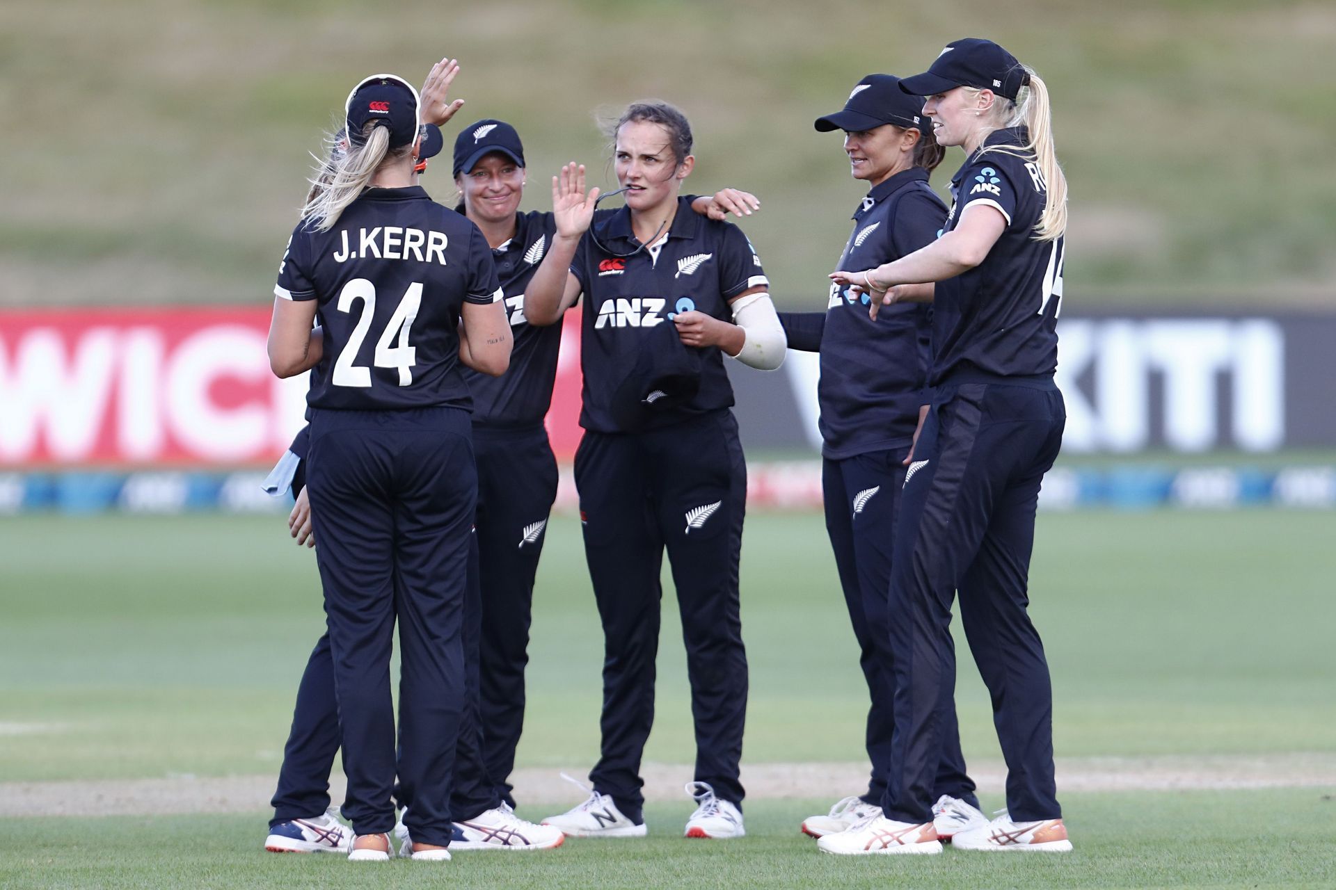 New Zealand Women&#039;s Cricket Team in action