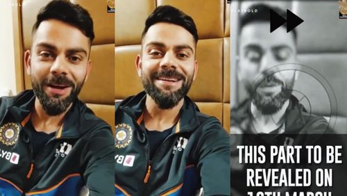 Snippets from Virat Kohli's latest video for RCB.