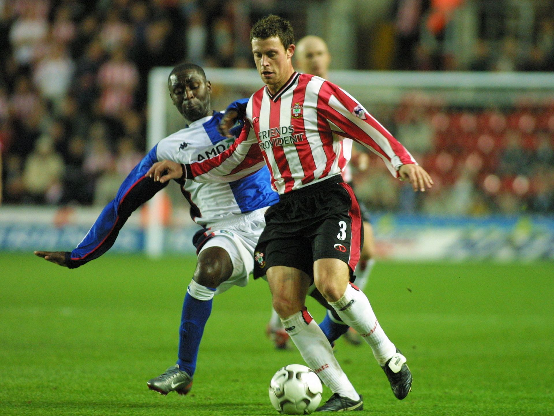 Wayne Bridge and Andy Cole