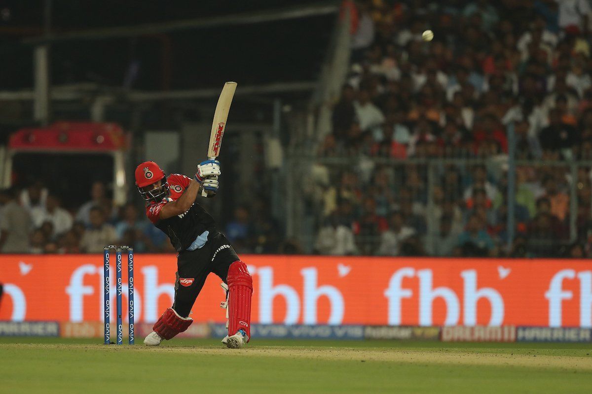 Virat Kohli in action during the match against Kolkata Knight Riders, IPL 2019
