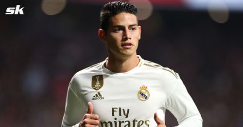 Former Real Madrid player James Rodriguez