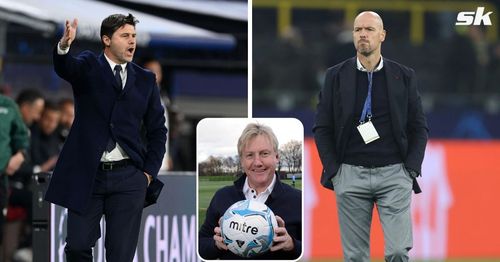 (L-to-R) PSG manager Mauricio Pochettino; Ajax boss Erik ten Hag; (inset) Frank MxAvennie.