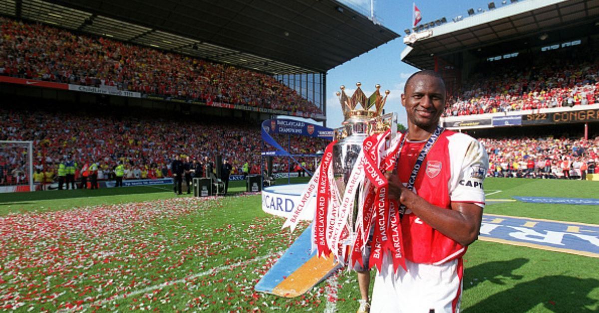 Viera was the captain of Arsenal's invincibles