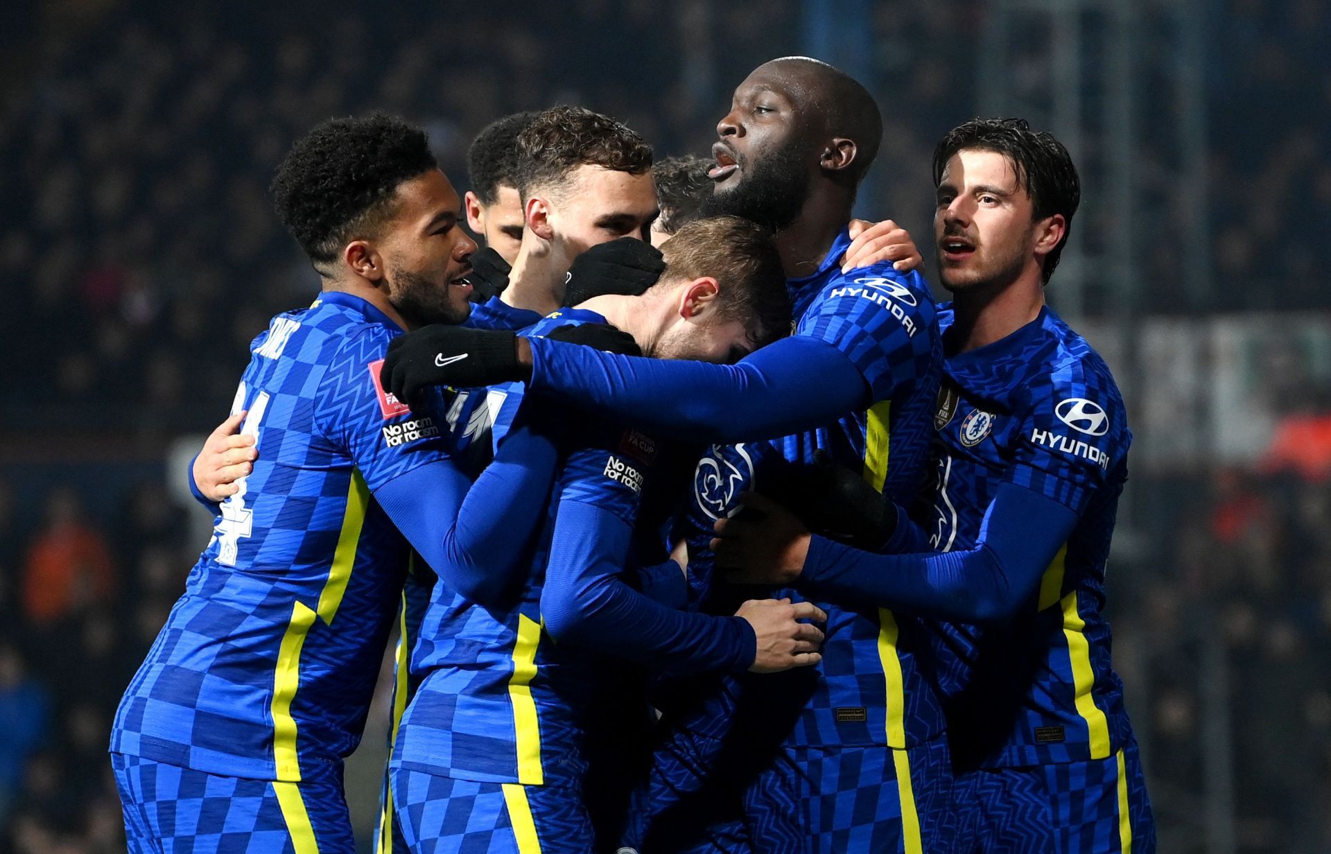 Chelsea twice came from behind to defeat Luton Town in the FA Cup