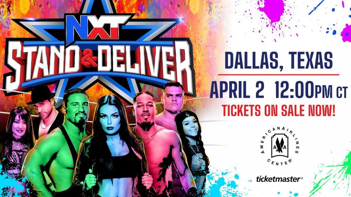 NXT Stand &amp; Deliver will take place during WWE WrestleMania weekend.