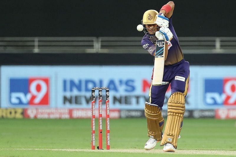 Shubman Gill batting for KKR. Pic: IPLT20.COM