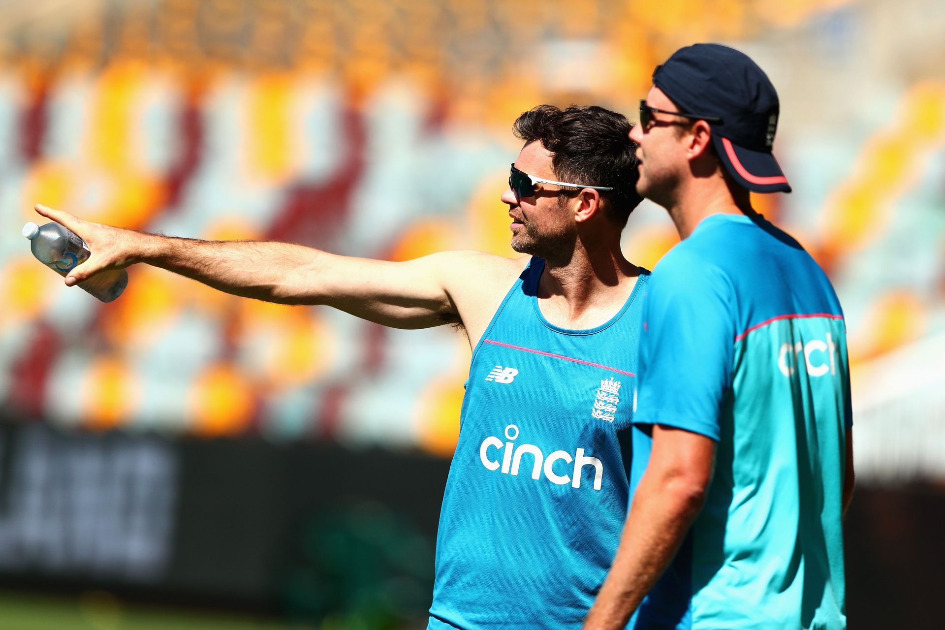 James Anderson and Stuart Broad. (Credits: Getty)