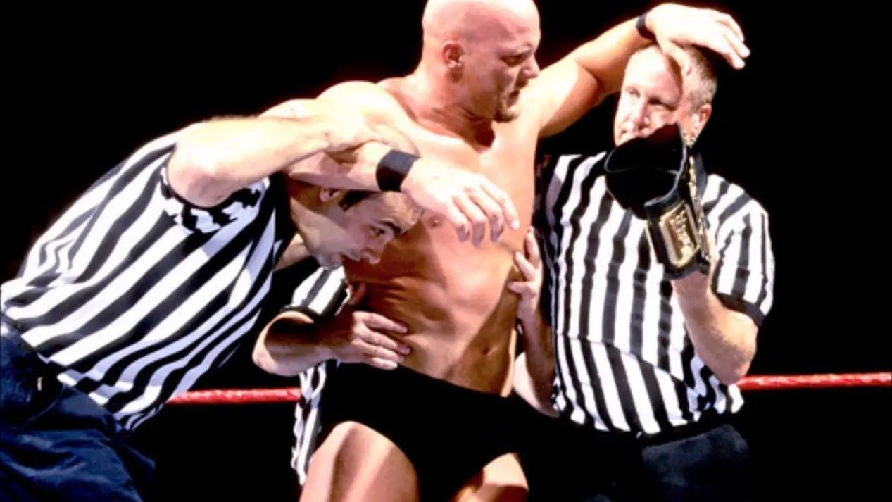 Stone Cold's career came to an end due to neck injuries.