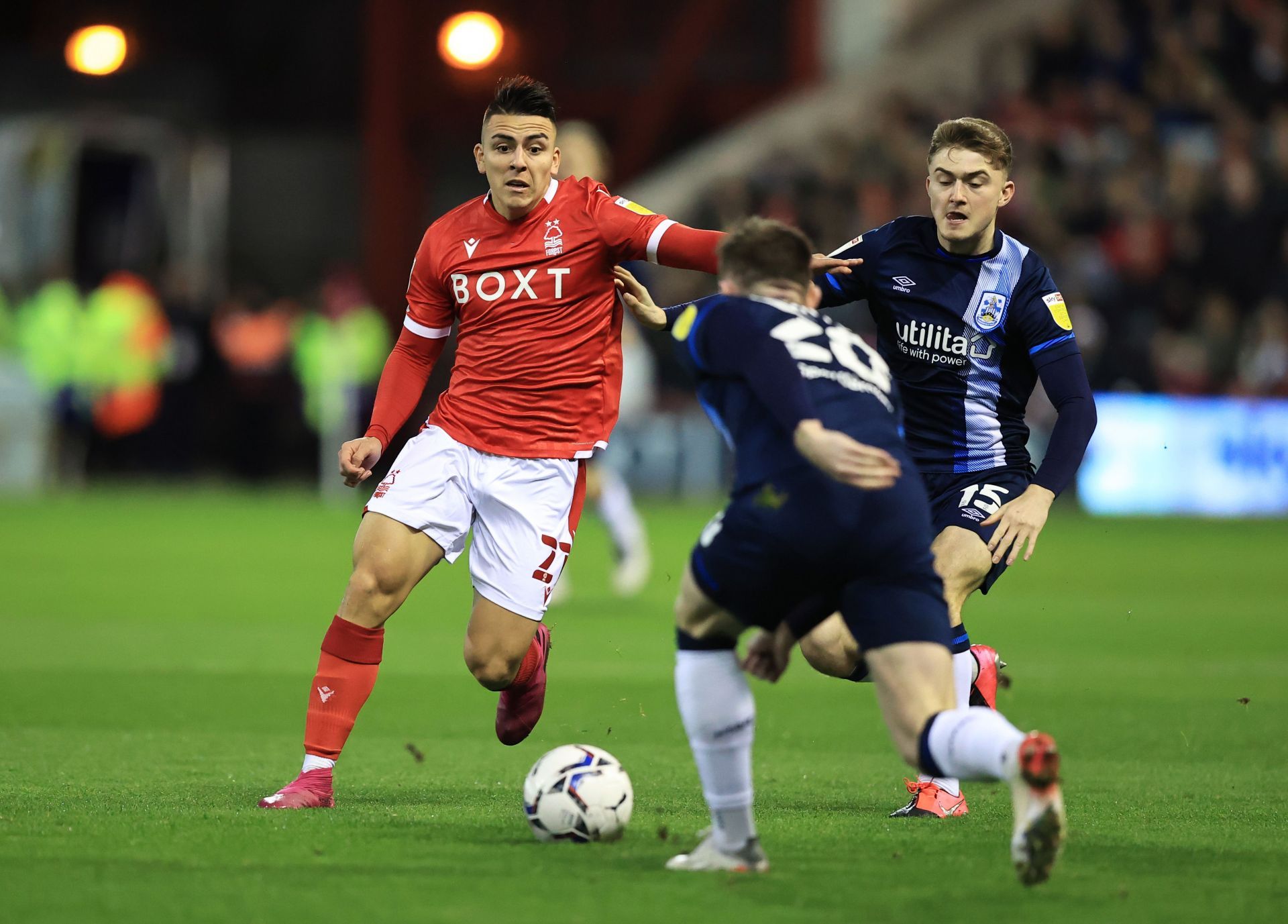 Nottingham Forest and Huddersfield Town square off on Monday