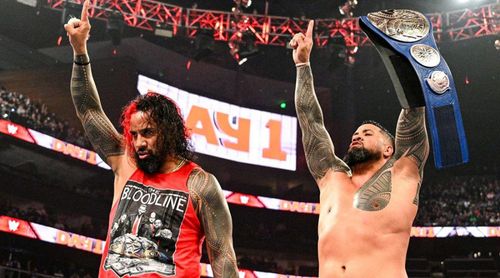 Jimmy and Jey Uso will aim to extend their reign as the SmackDown Tag Team Champions.