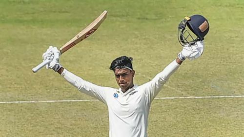 Kumar Kushagra during the Ranji Trophy 2021-22