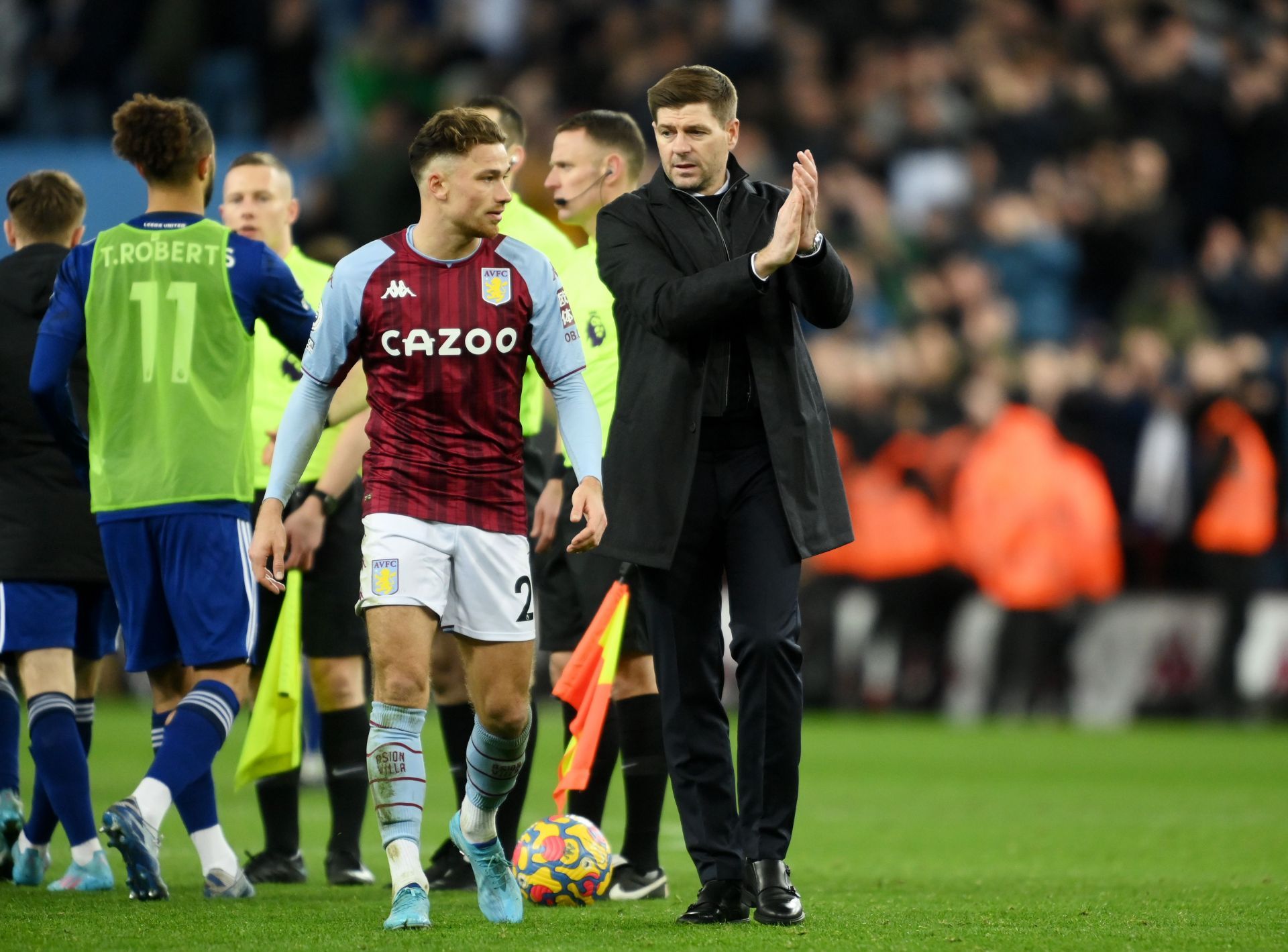 Gerrard (right) is overseeing a rebuild at the West Midlands outfit.