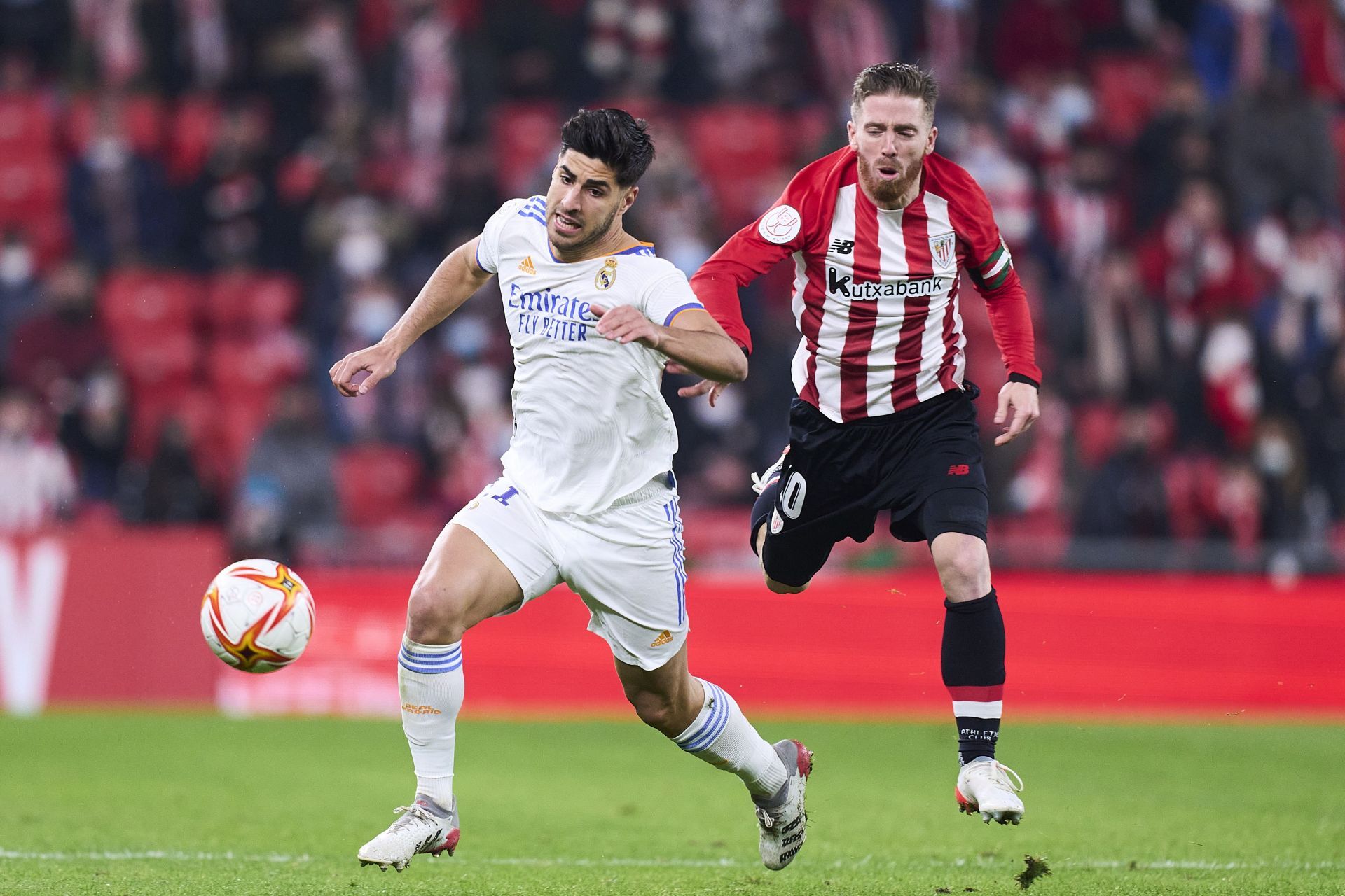 Marco Asensio (left) could be on his way to Turin.