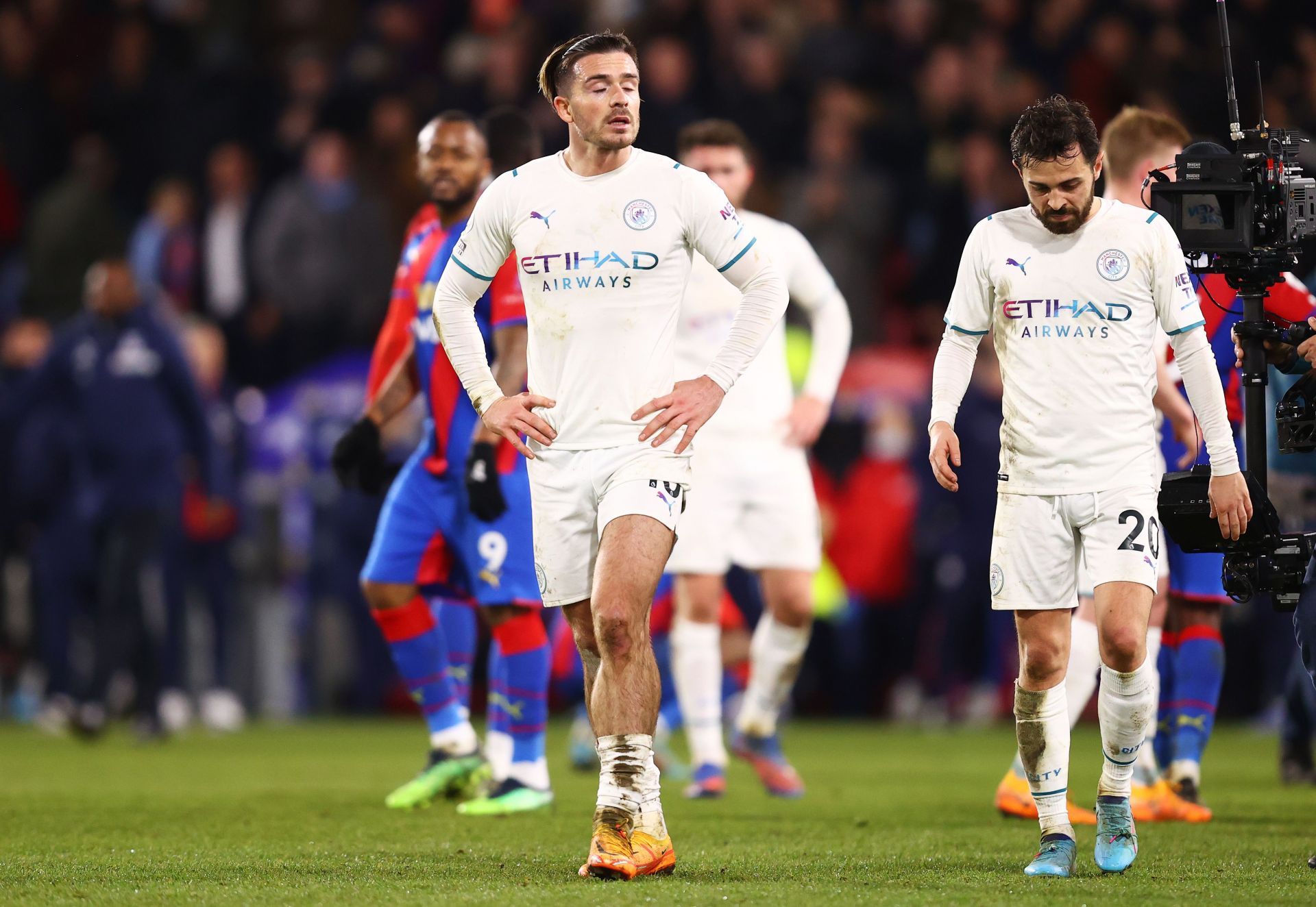 Raheem Sterling was on the bench during the game at Selhurst Park