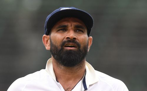 Mohammad Shami took three wickets in the first Test in Mohali