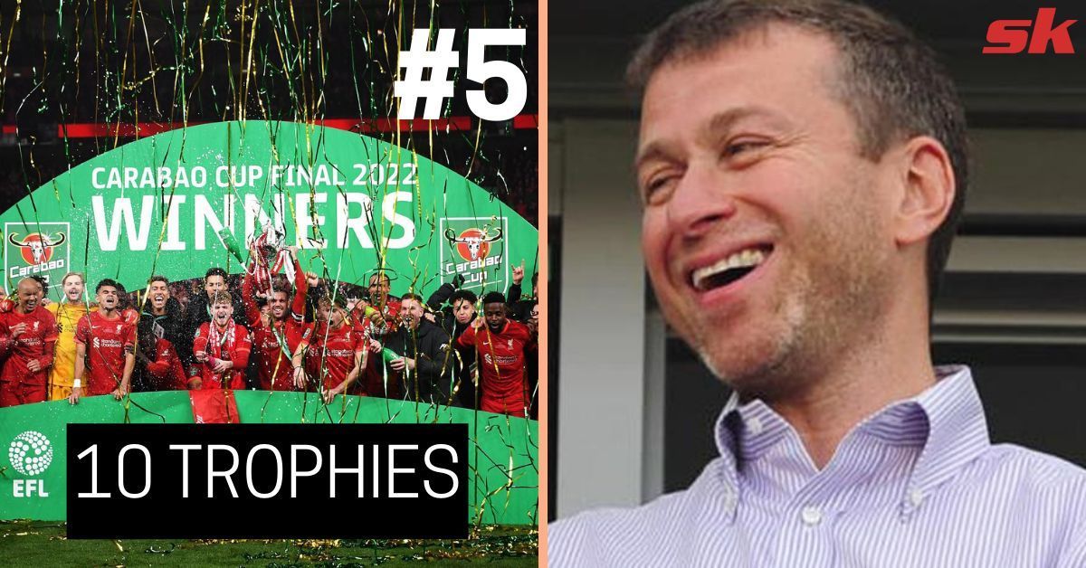 5 English clubs to win most trophies since Roman Abramovich took over at Chelsea