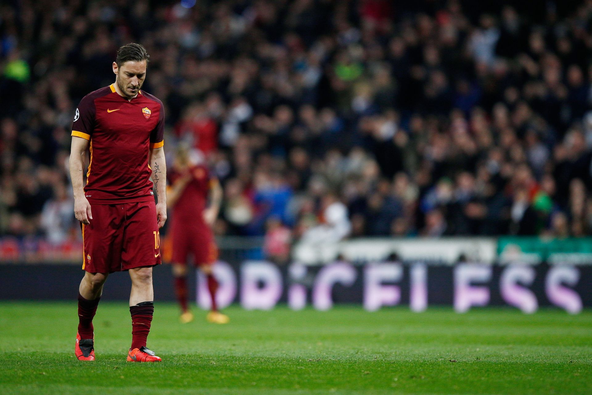 Francesco Totti in action for AS Roma