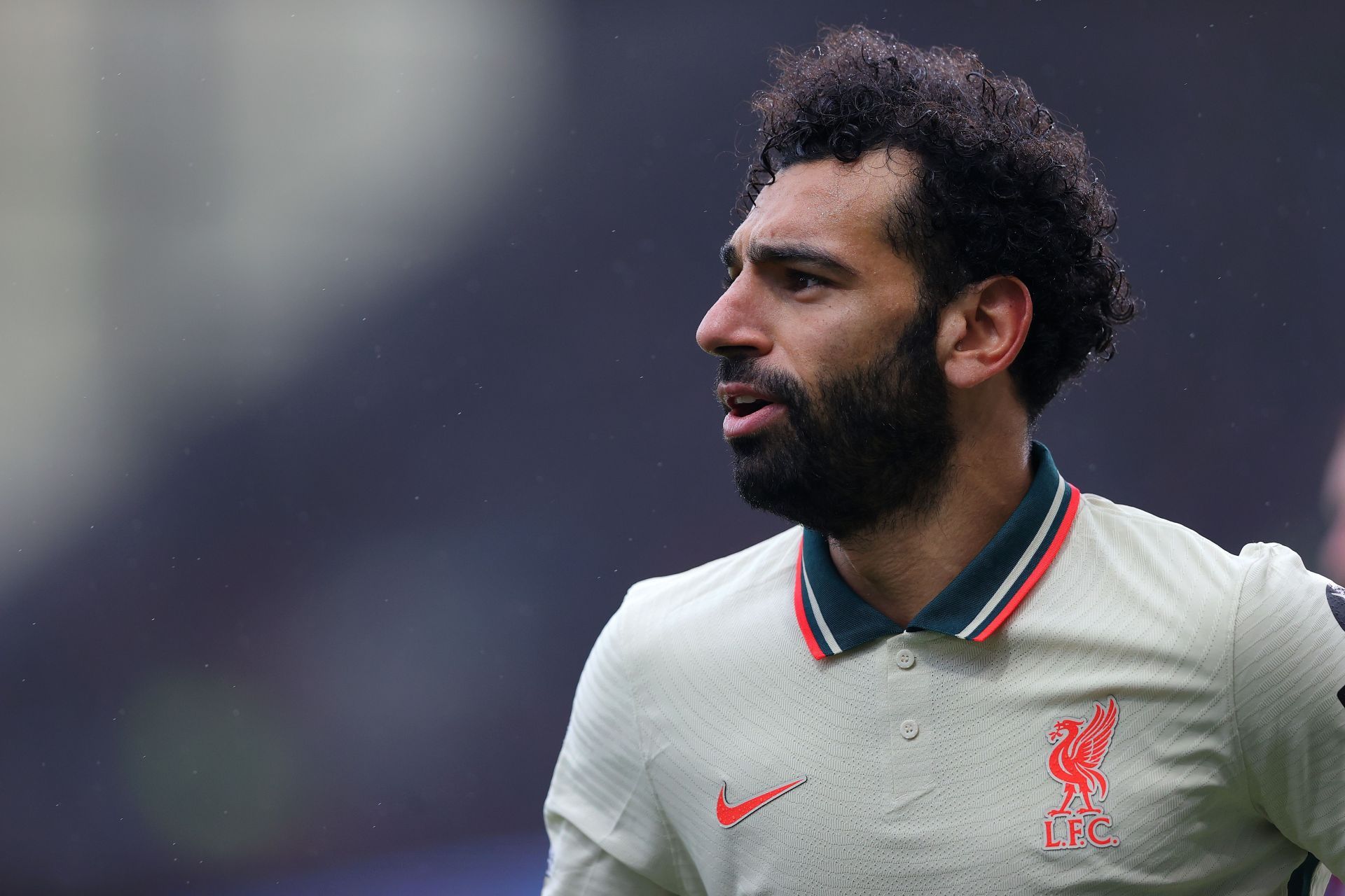 Salah in action in Burnley v Liverpool