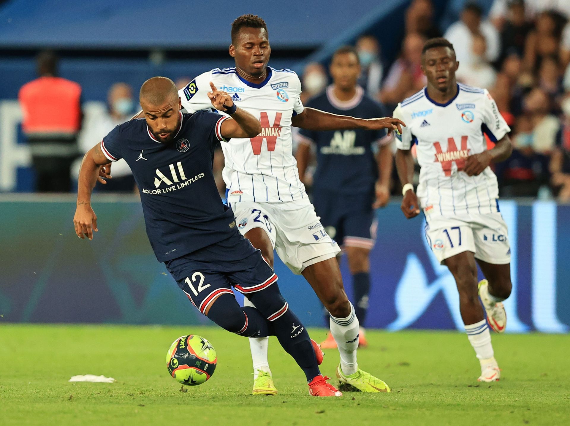 In his first season at Paris, Rafinha played in 34 games across all competitions