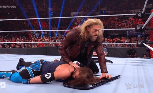 Edge attacked AJ Styles on this week's RAW.