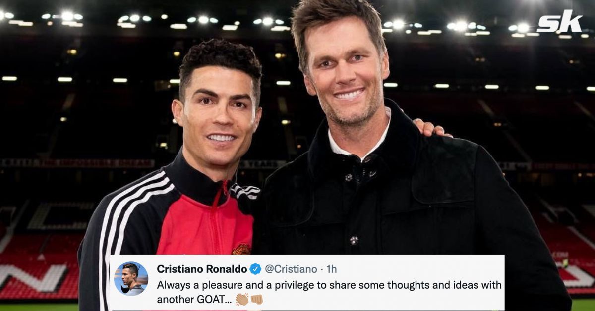 Cristiano Ronaldo posted a picture of himself with Tom Brady