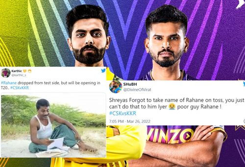 Twitter reactions to the first IPL game.