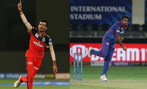 Yuzvendra Chahal (left) and Ravichandran Ashwin. Pics: BCCI