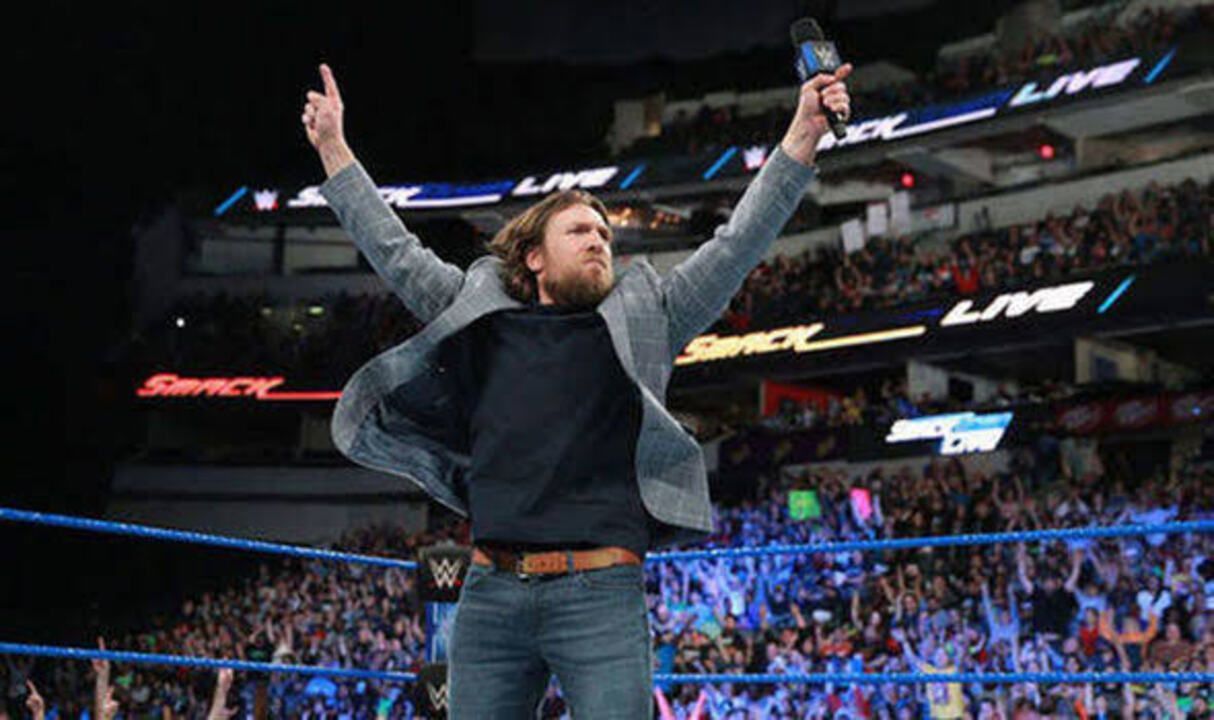 Daniel Bryan announcing his return.