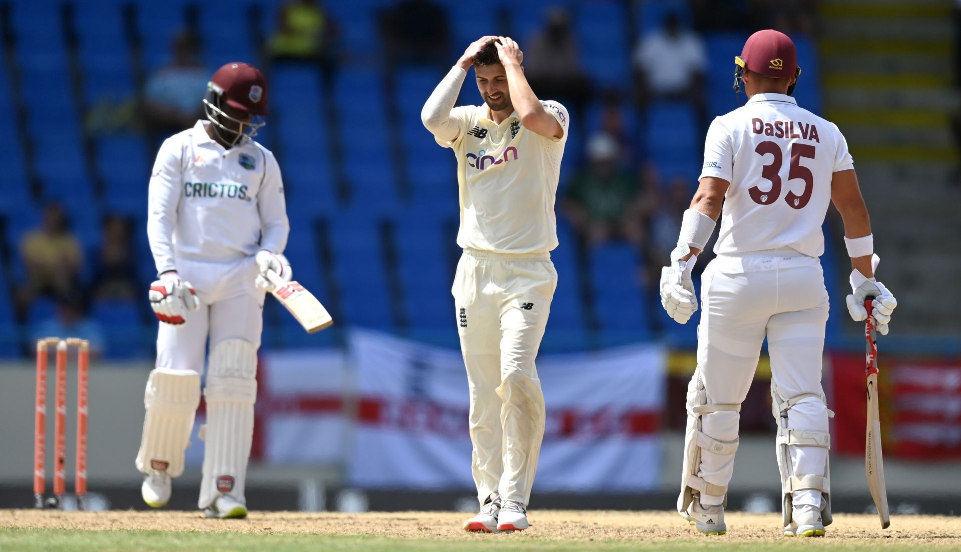 West Indies v England - 1st Test: Day Three