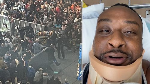 Big E got injured during a tag team match against Sheamus & Ridge Holland.