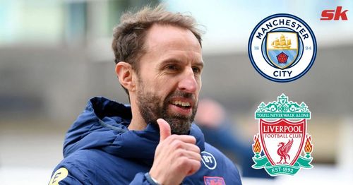 Gareth Southgate on the England players involved in the rivalry between Liverpool and Manchester City.