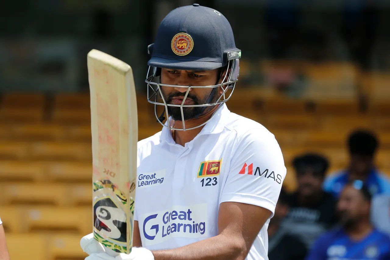 Dimuth Karunaratne played a splendid innings