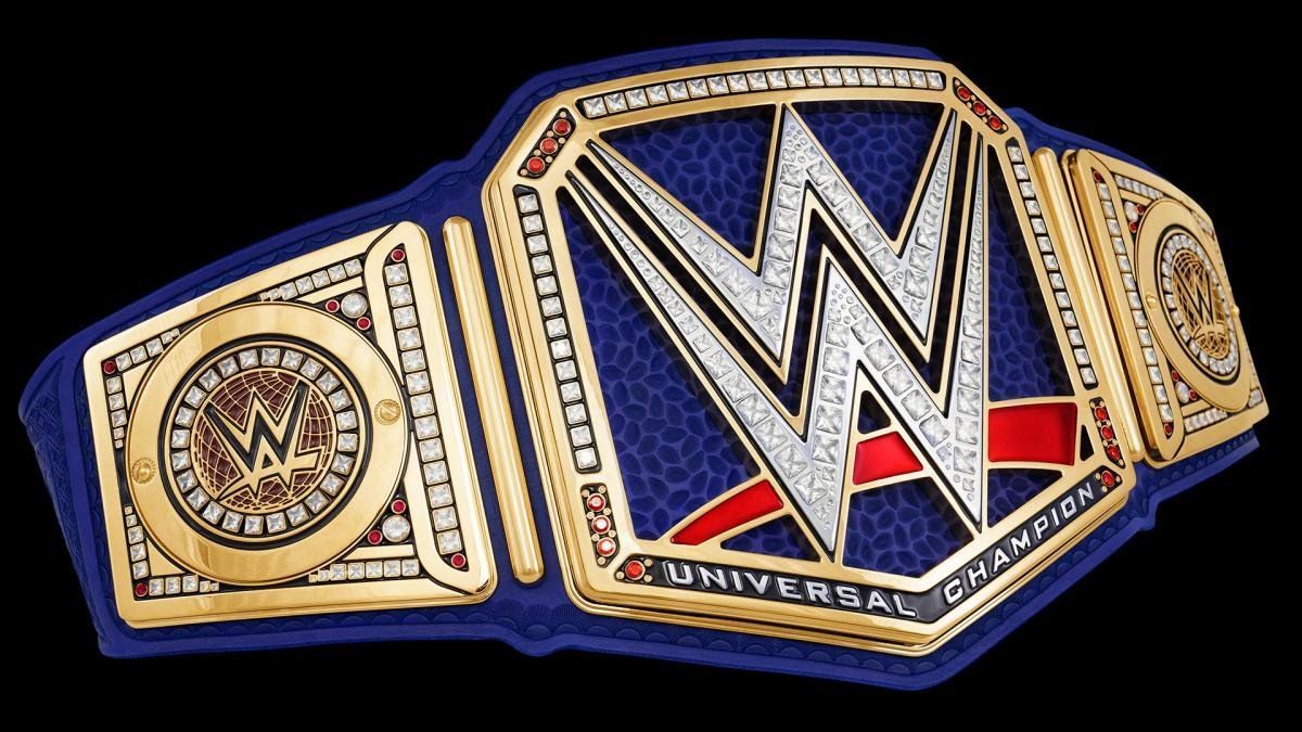 WWE Universal Championship in SmackDown's blue color