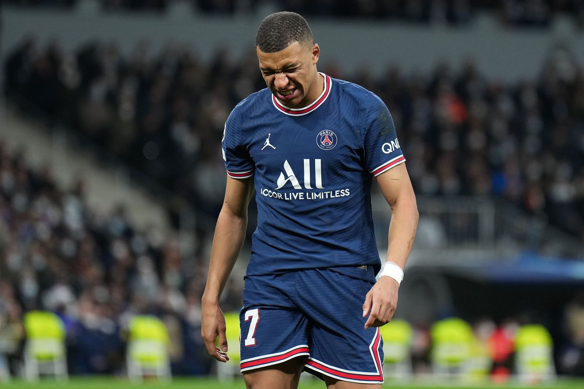 Wednesday's game might have been Mbappe's last as a Parisian in the Champions League